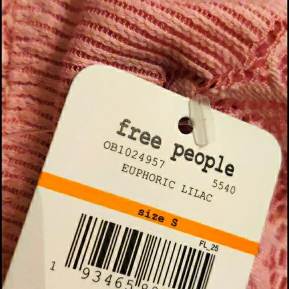 Free People Caroline Laced Front Ribbed Bralette Small - Picture 3 of 4